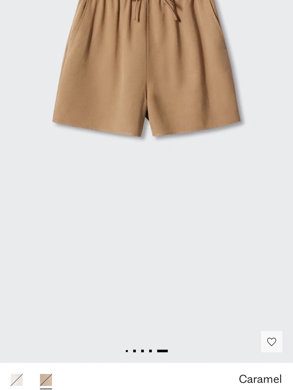 Mango Caramel Women’s Drawstring Shorts